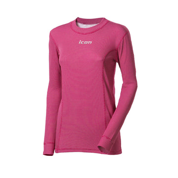 Women's Cerise Long Sleeve Microsense™ Performance Base Layer